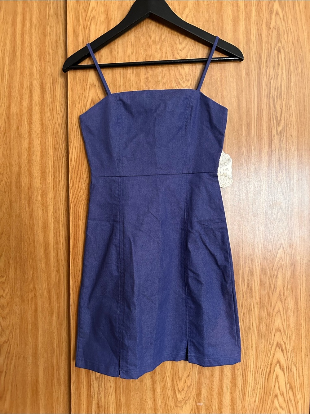 Altar'd State Indigo Spaghetti Strap Mini Dress